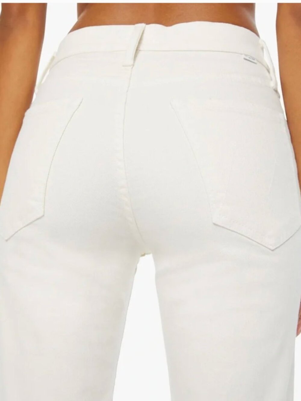 MOTHER Tomcat Ankle Jean in Cream Puffs Size 26 - Picture 4 of 10
